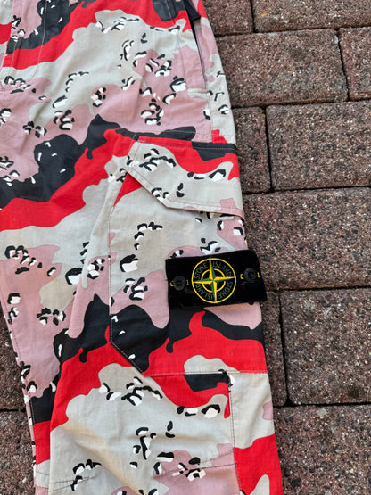 Stone Island Desert Camo Cargos - W30