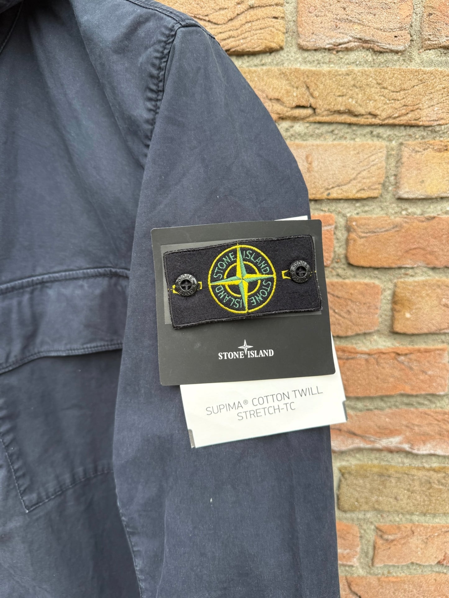 Stone Island Supima Cotton Twill Stretch-TC Jacket - M