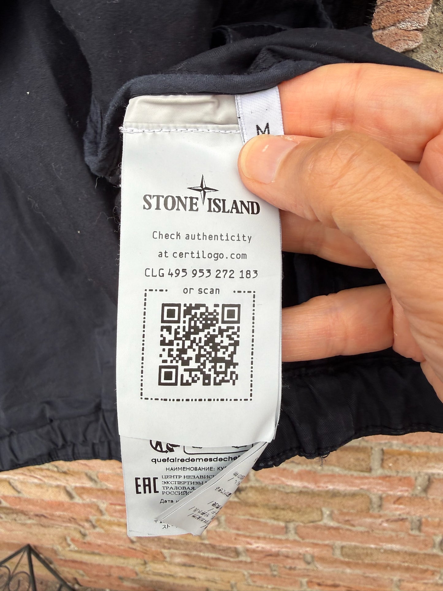 Stone Island Supima Cotton Twill Stretch-TC Jacket - M