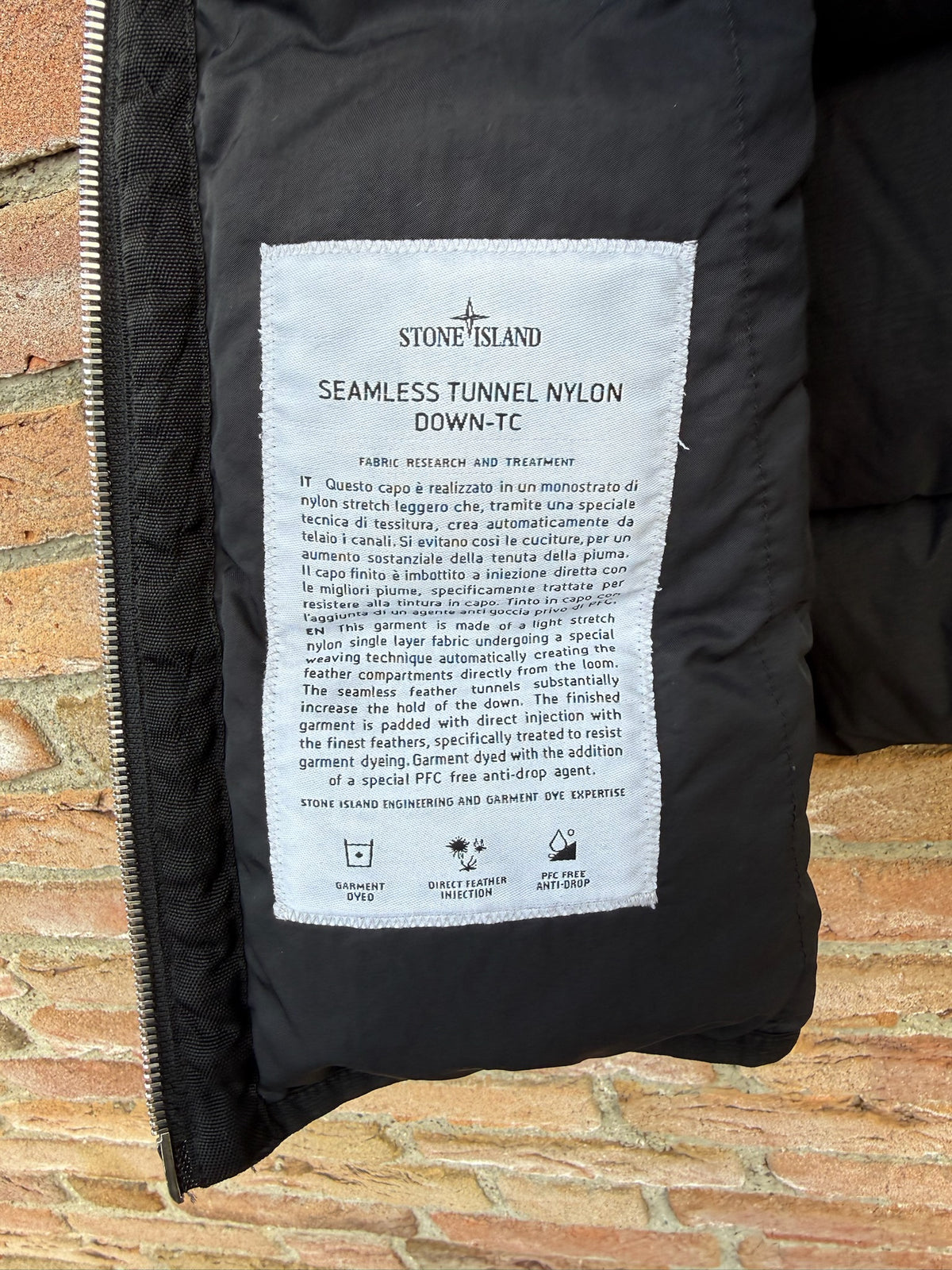 Stone Island Seamless Tunnel Nylon Down-TC Gilet - M