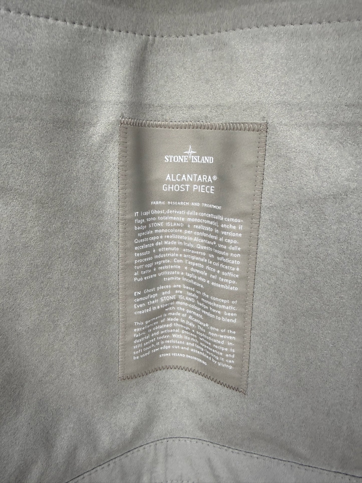 Stone Island Alcantara Ghost Jacket - M