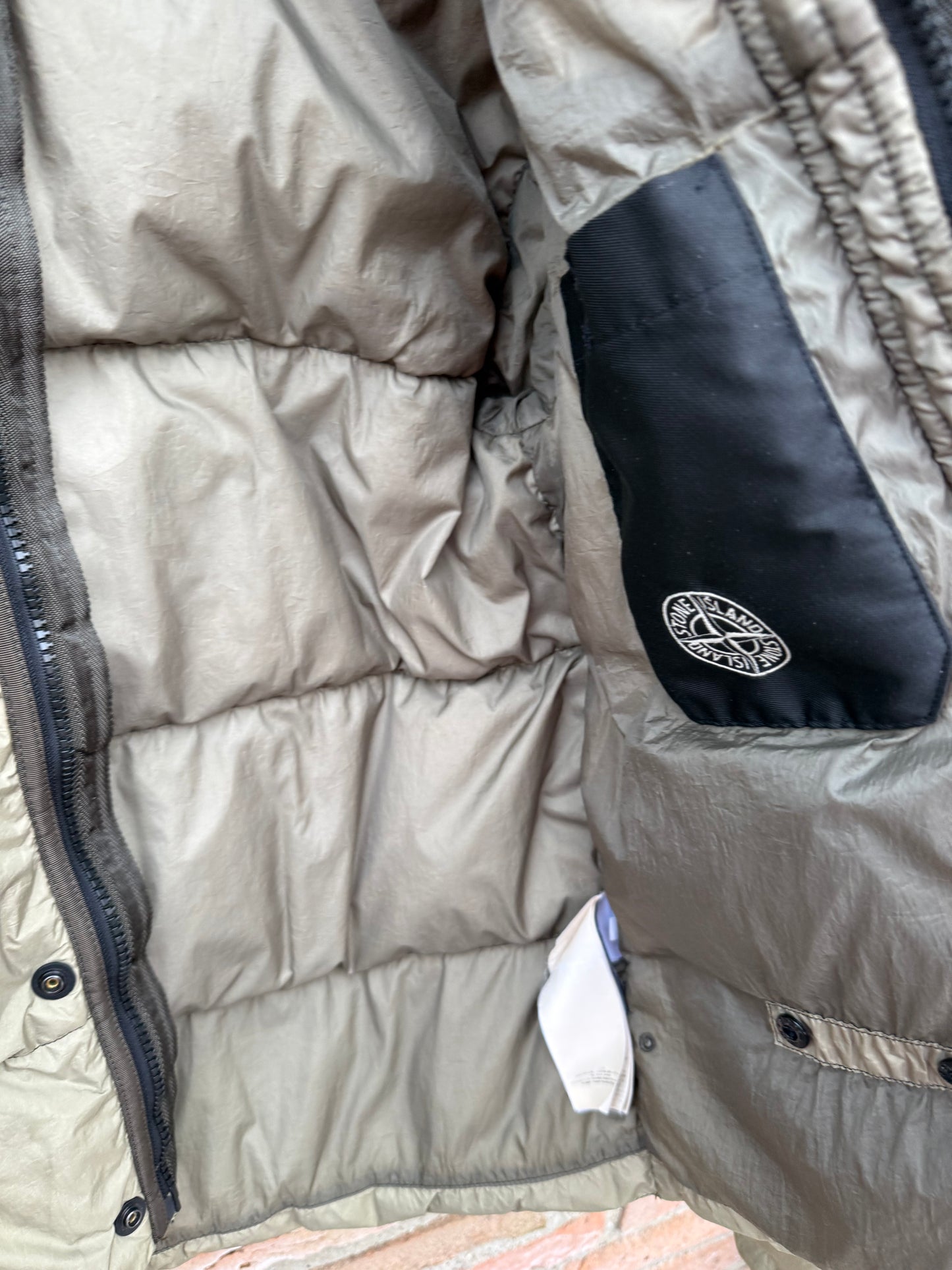 Stone Island Garment Dyed Crinkle Reps NY Down Jacket - L