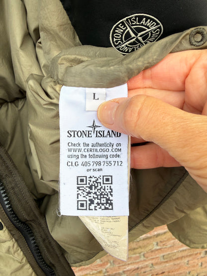Stone Island Garment Dyed Crinkle Reps NY Down Jacket - L