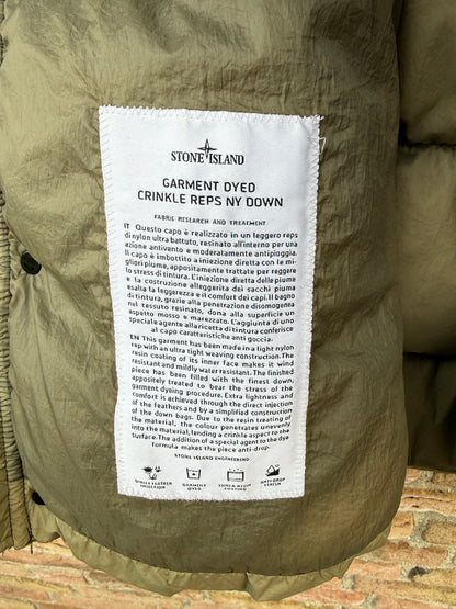 Stone Island Garment Dyed Crinkle Reps NY Down Jacket - L