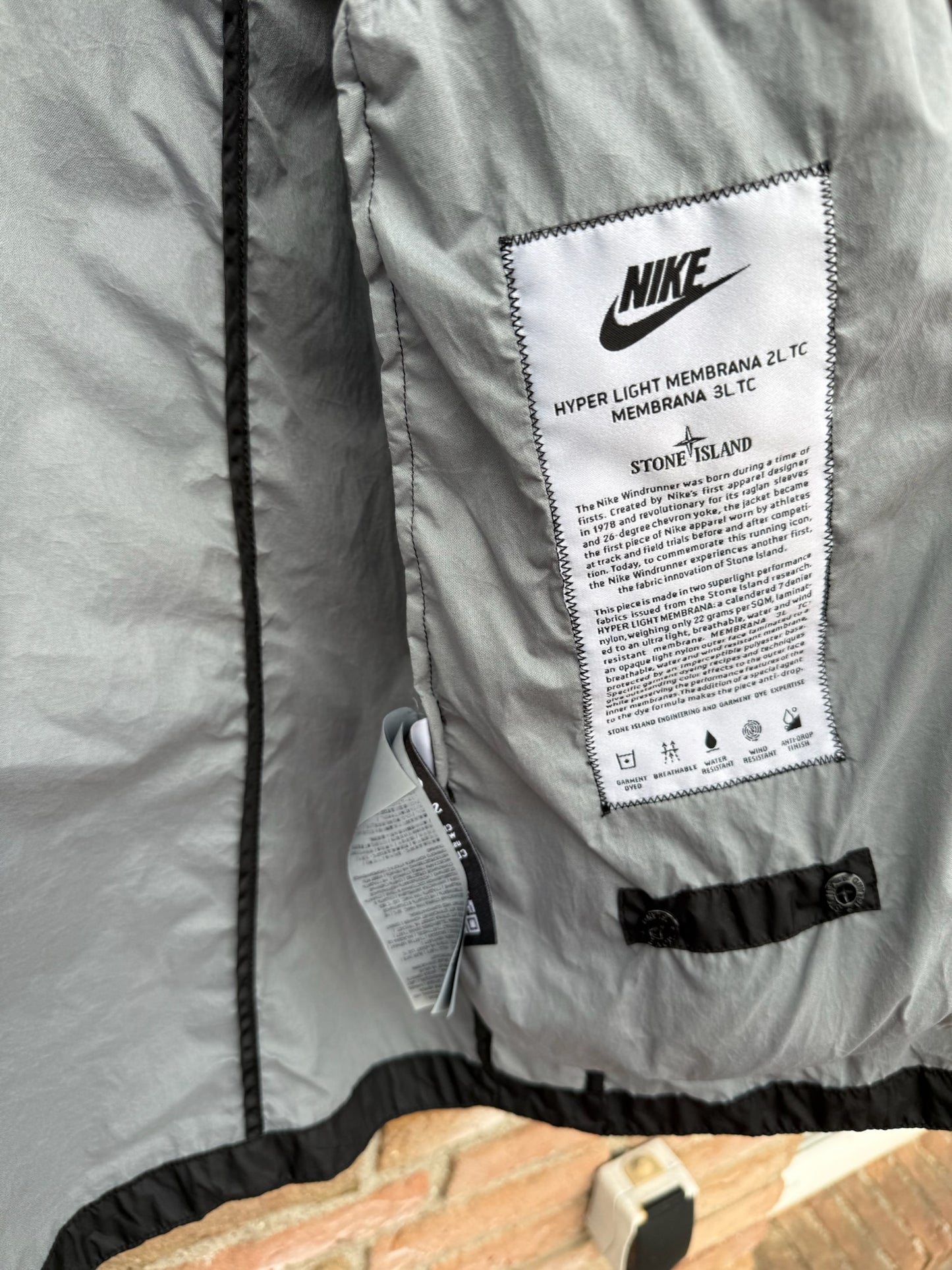 Stone Island x Nike Hyper Light Membrana 3L TC Jacket - M