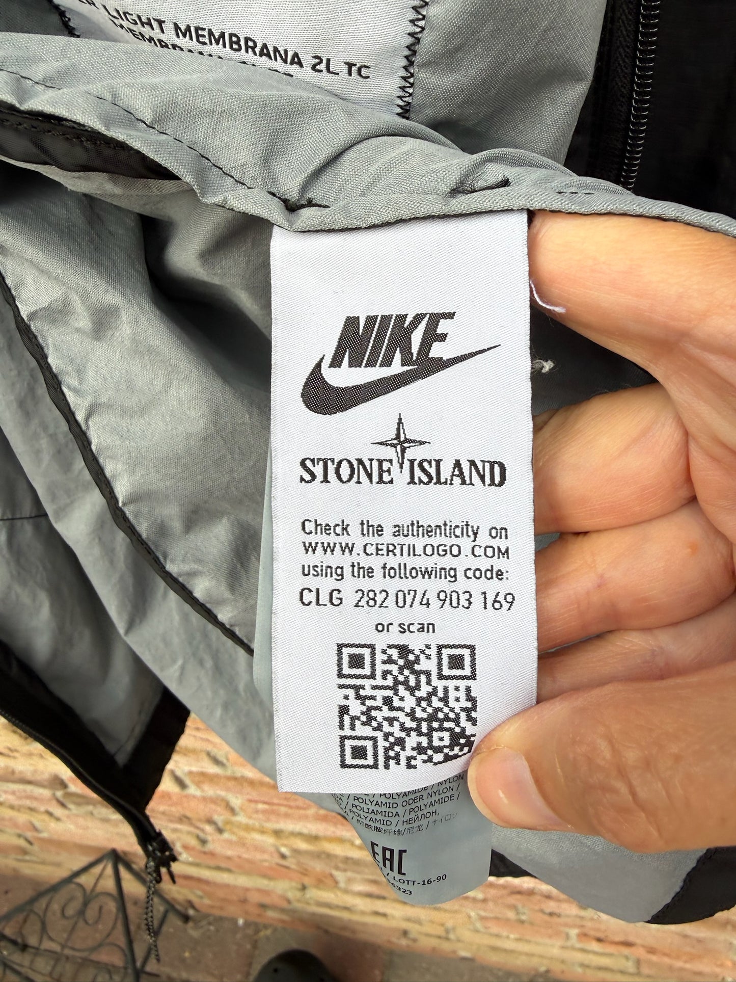 Stone Island x Nike Hyper Light Membrana 3L TC Jacket - M