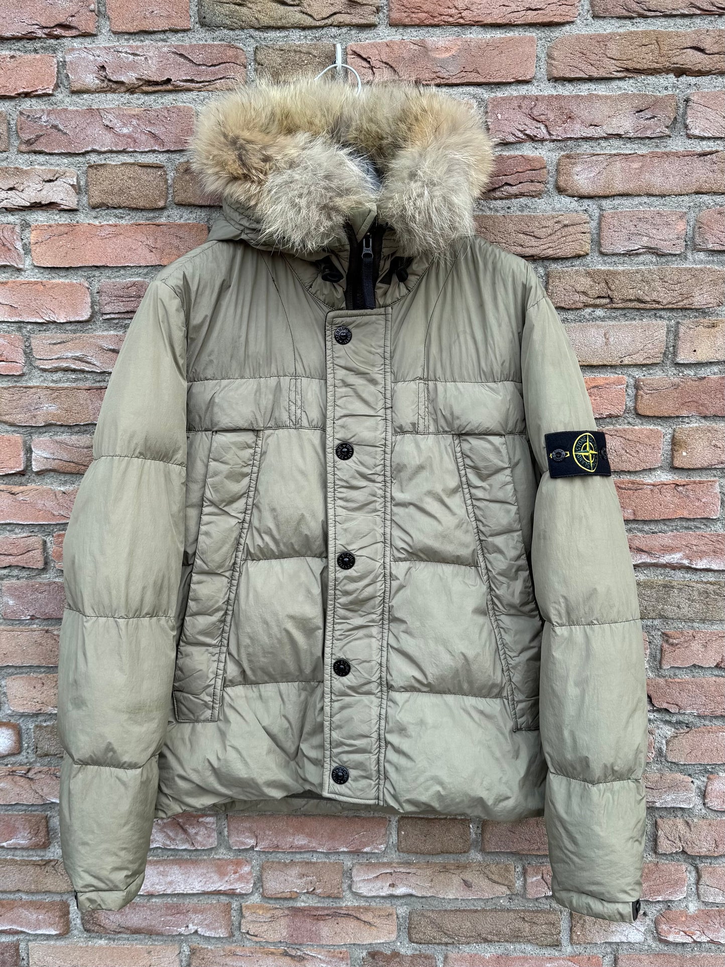 Stone Island Garment Dyed Crinkle Reps NY Down Jacket - L