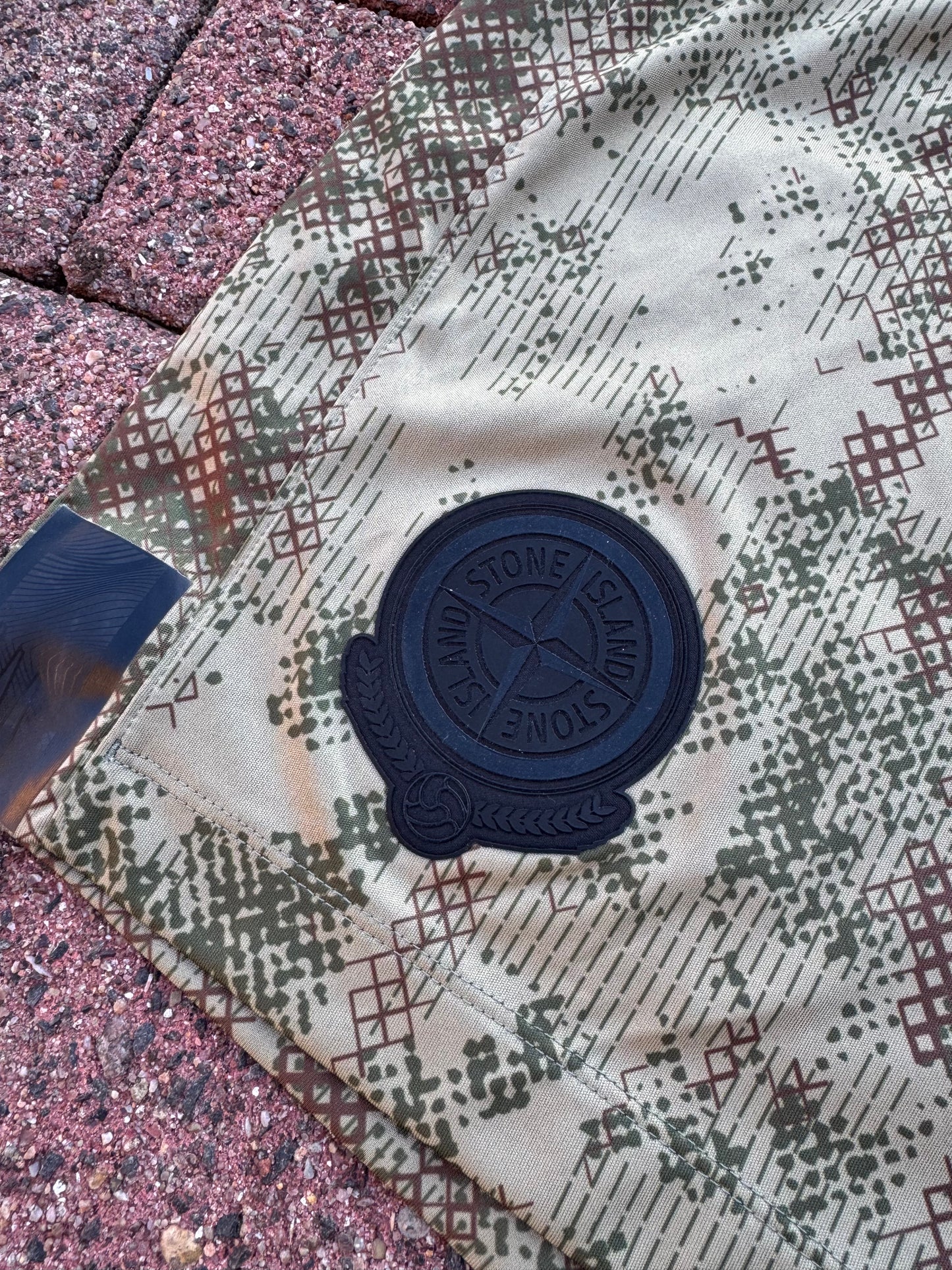 Stone Island x New Balance Camo Shorts - M