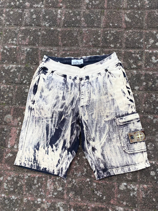 Stone Island Hand Corrosion Shorts - S