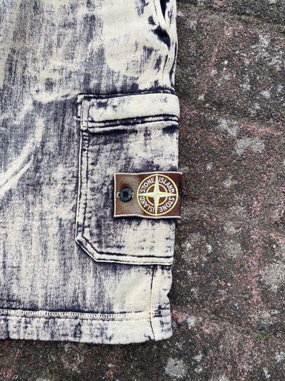 Stone Island Hand Corrosion Shorts - S