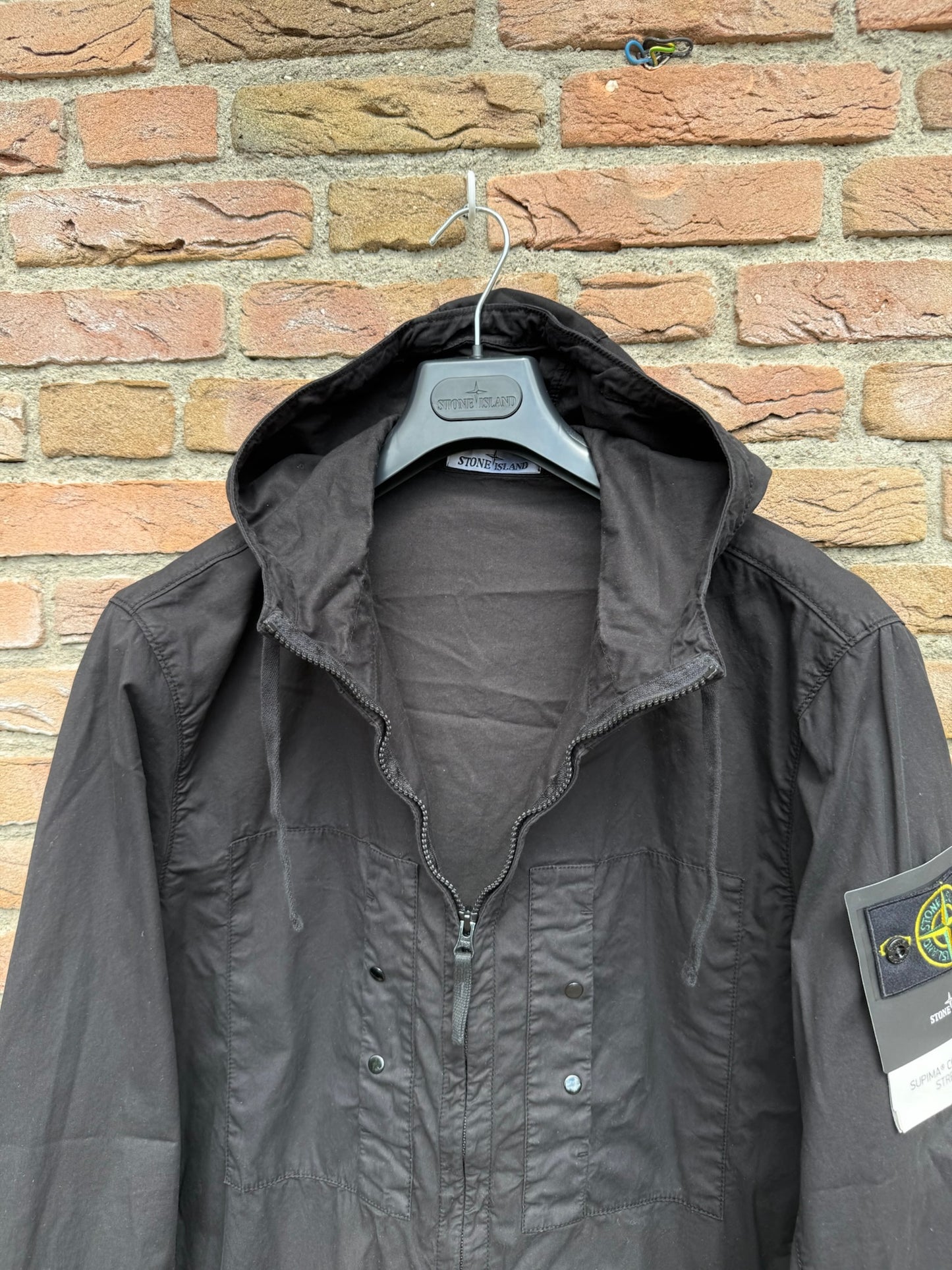 Stone Island Supima Cotton Twill Stretch-TC Jacket - M