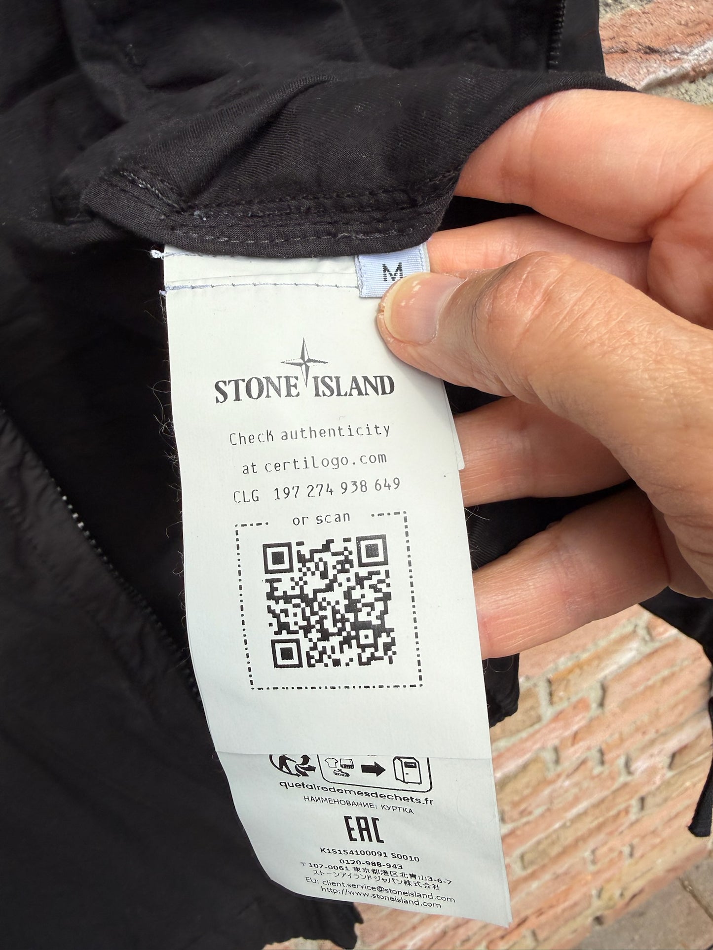 Stone Island Supima Cotton Twill Stretch-TC Jacket - M