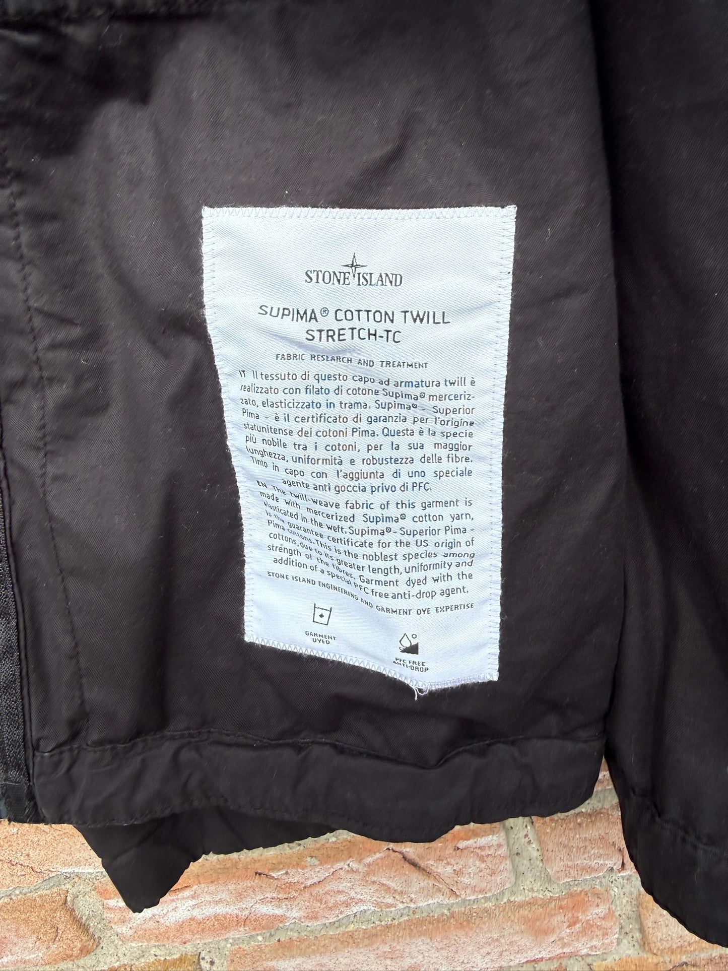 Stone Island Supima Cotton Twill Stretch-TC Jacket - M