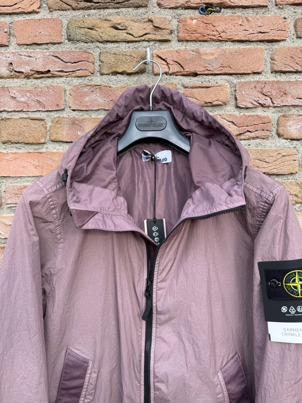 Stone Island Garment Dyed Crinkle Reps NY Jacket - S