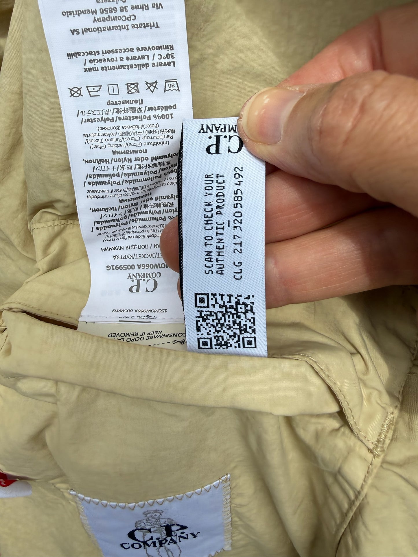 C.P. Company Flatt Nylon Primaloft Jacket - L