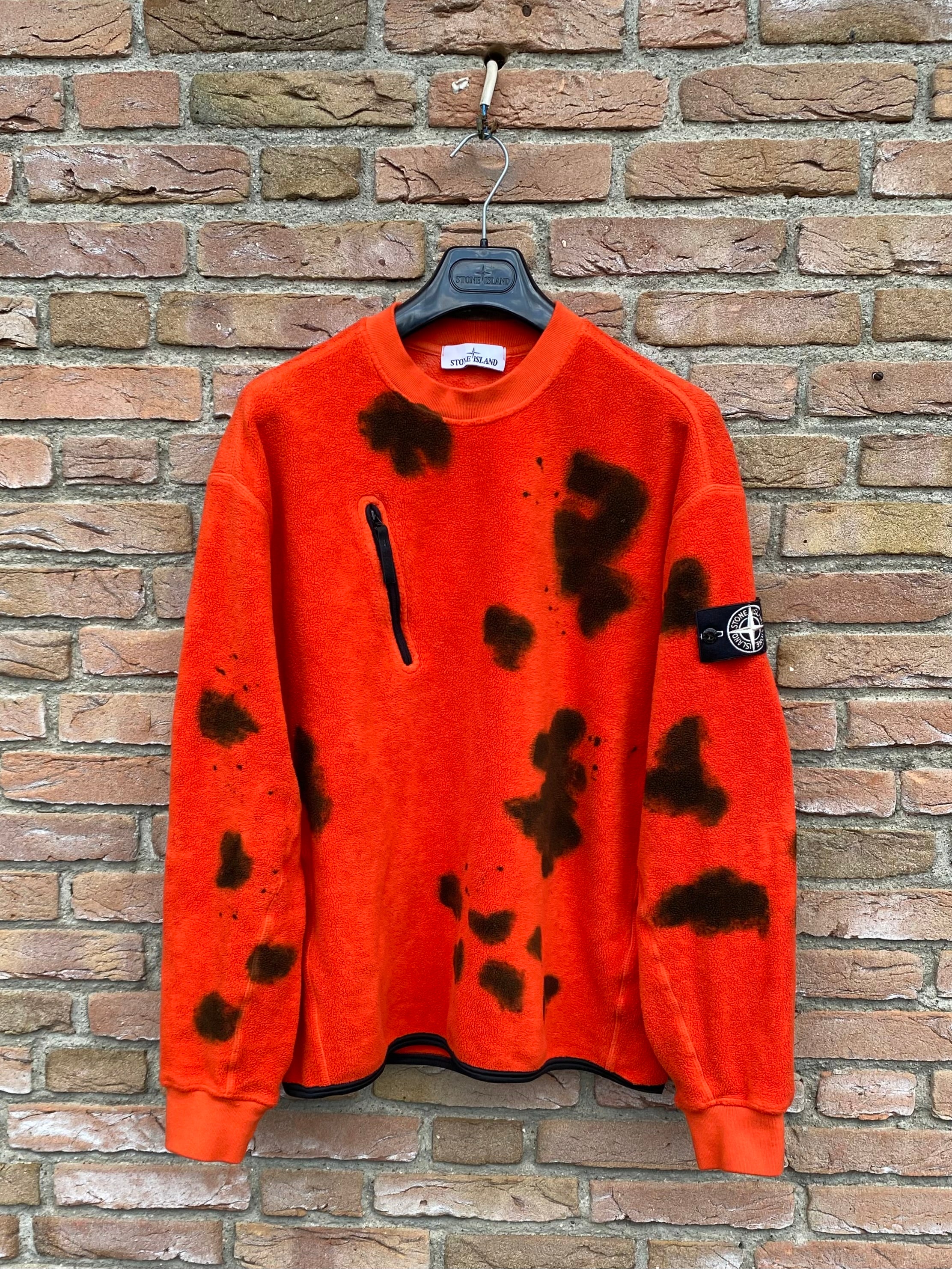 Stone Island Hand Colouring Fleece Pullover - M – ebding