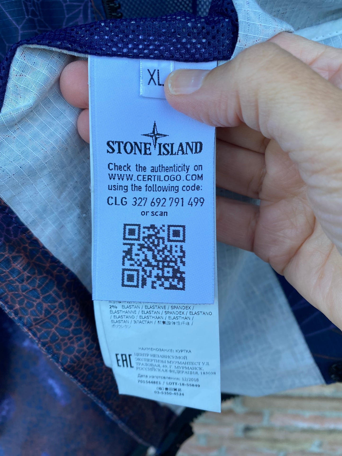 Stone Island Heat Reactive Jacke - XL