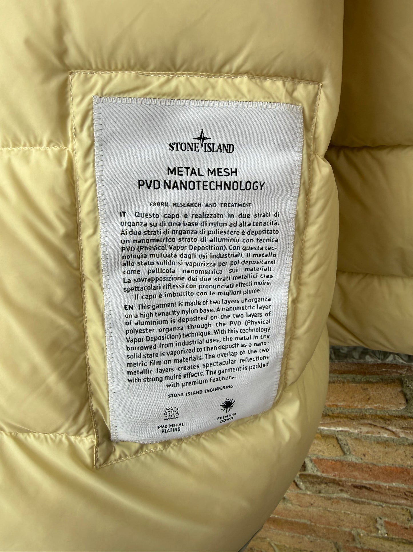 Stone Island Metal Mesh PVD Nanotechnology Jacket - 3XL