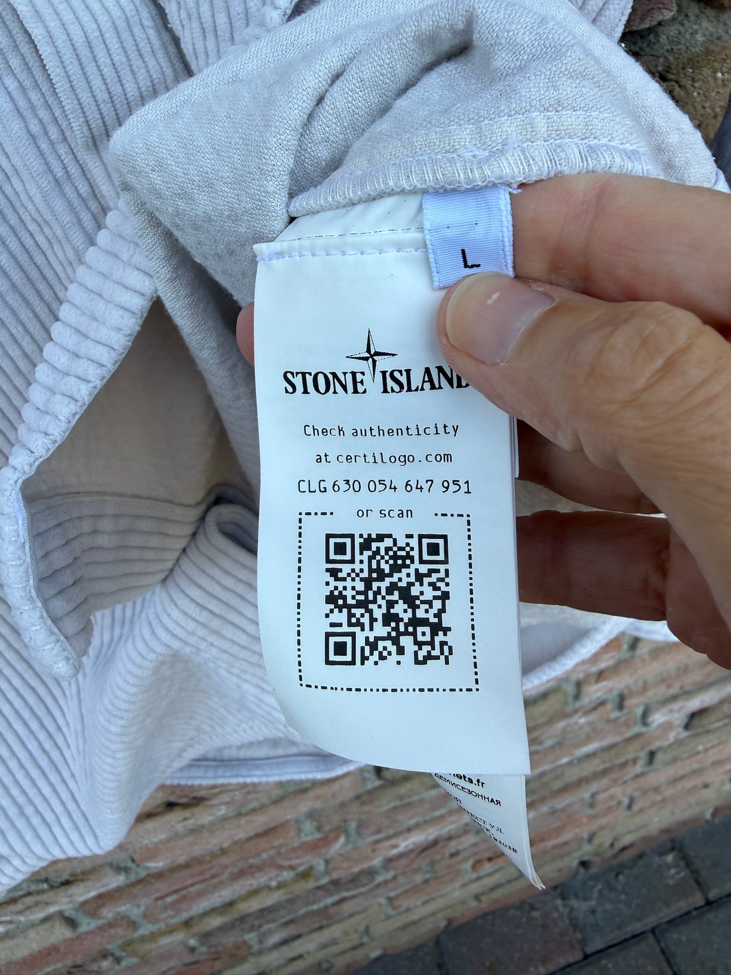 Stone Island Corduroy Overshirt - L