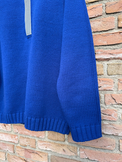 Stone Island Marina Zip Knit Pullover - L