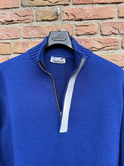 Stone Island Marina Zip Knit Pullover - L
