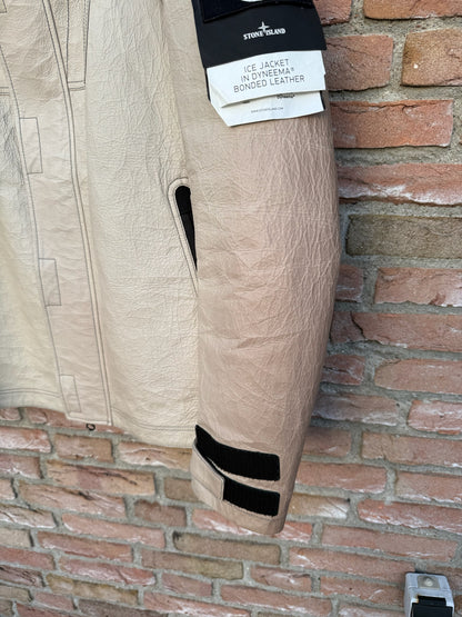 Stone Island Ice Jacket in Dyneema Boned Leather Jacket - L