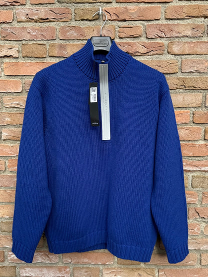 Stone Island Marina Zip Knit Pullover - L