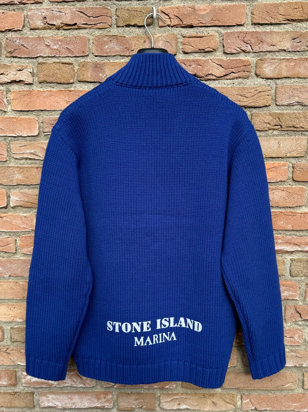 Stone Island Marina Zip Knit Pullover - L