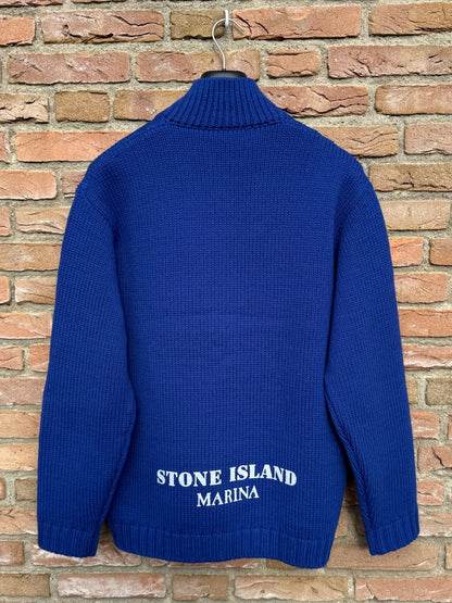 Stone Island Marina Zip Knit Pullover - L