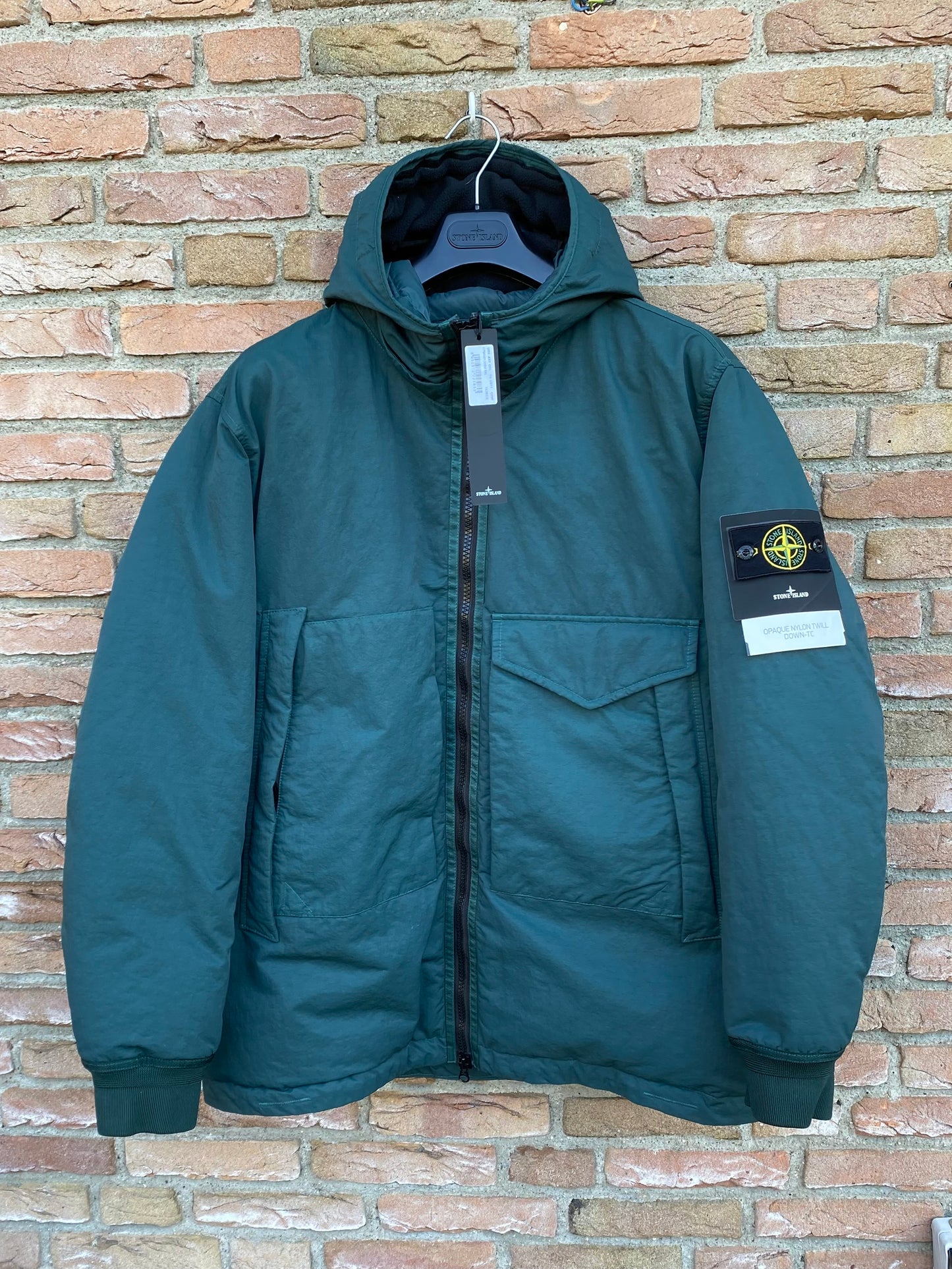 Stone Island Opaque Nylon Twill Daunenjacke - XXL