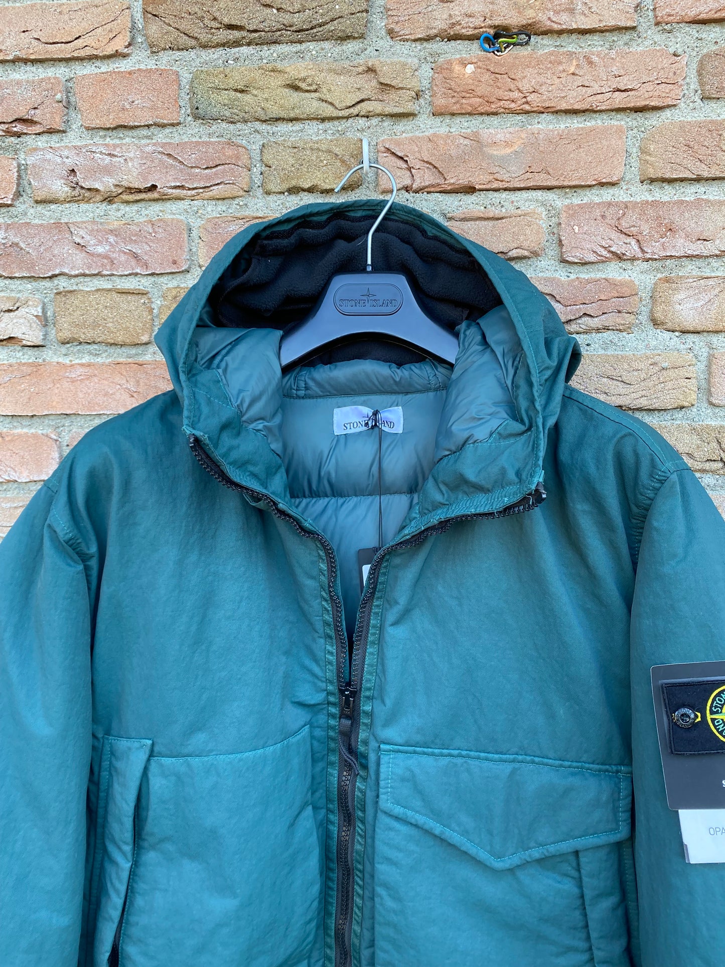 Stone Island Opaque Nylon Twill Daunenjacke - XXL