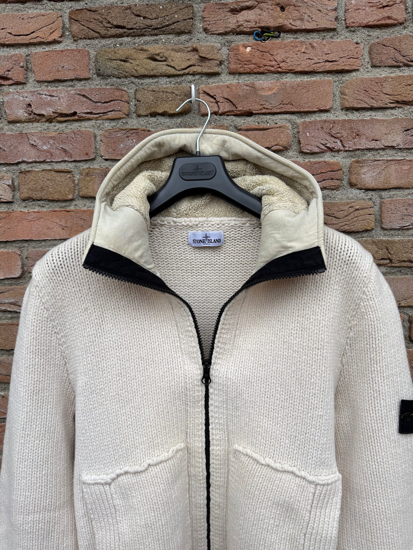 Stone Island Wool Knit Jacket - XL