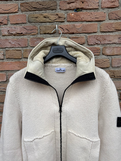 Stone Island Wool Knit Jacket - XL