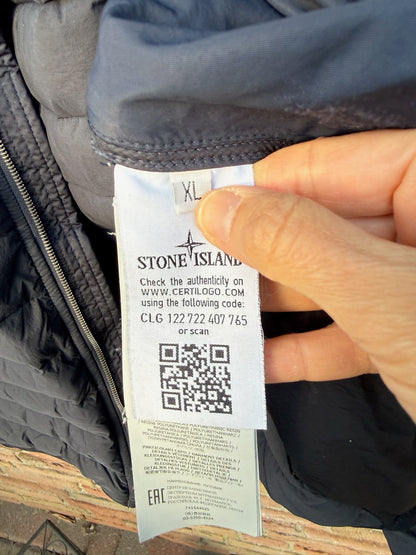 Stone Island Loom Woven Down Chambers Stretch Nylon-TC Jacket - XL