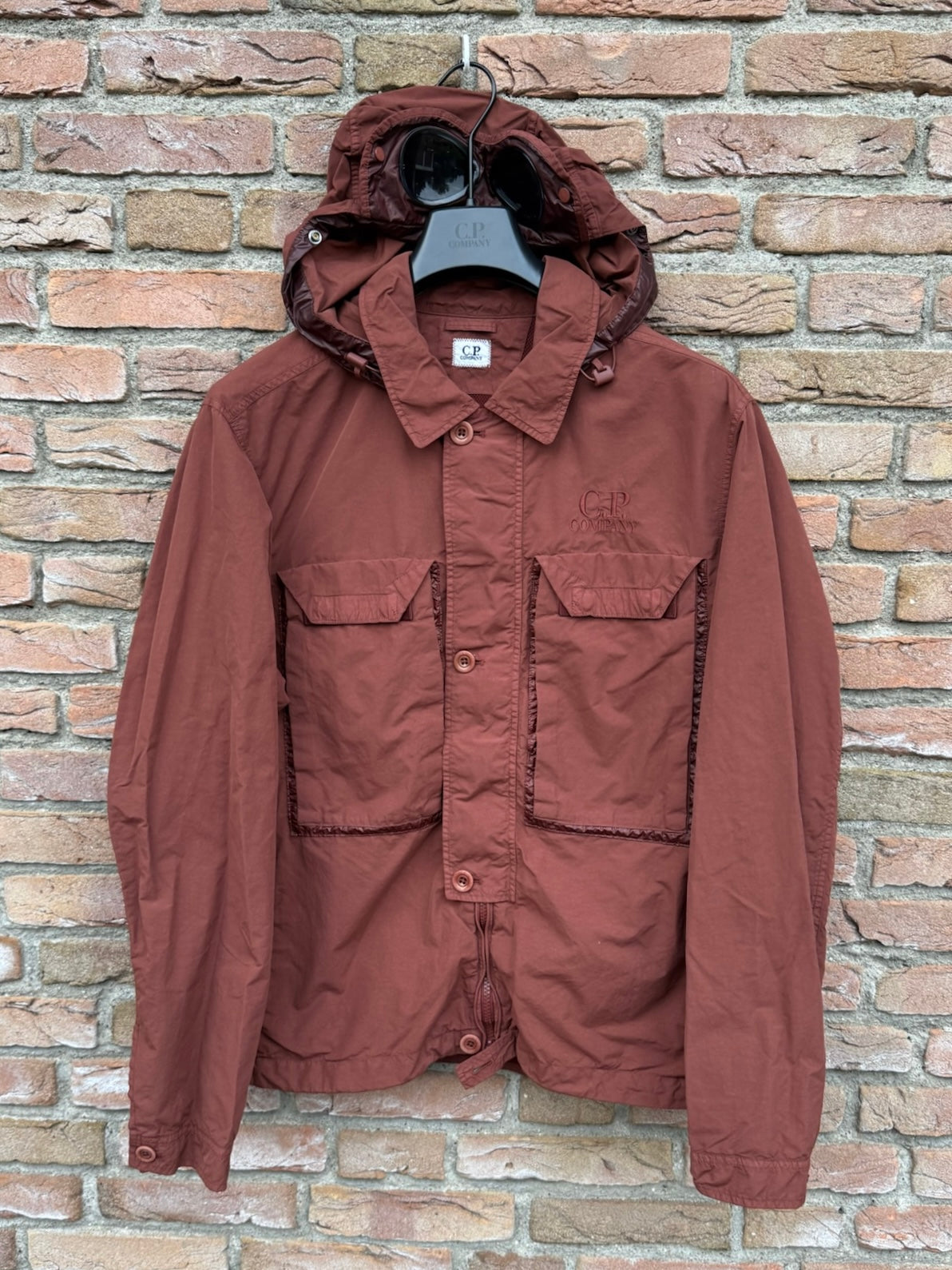 C.P. Company Flatt Nylon Goggle Jacket - L