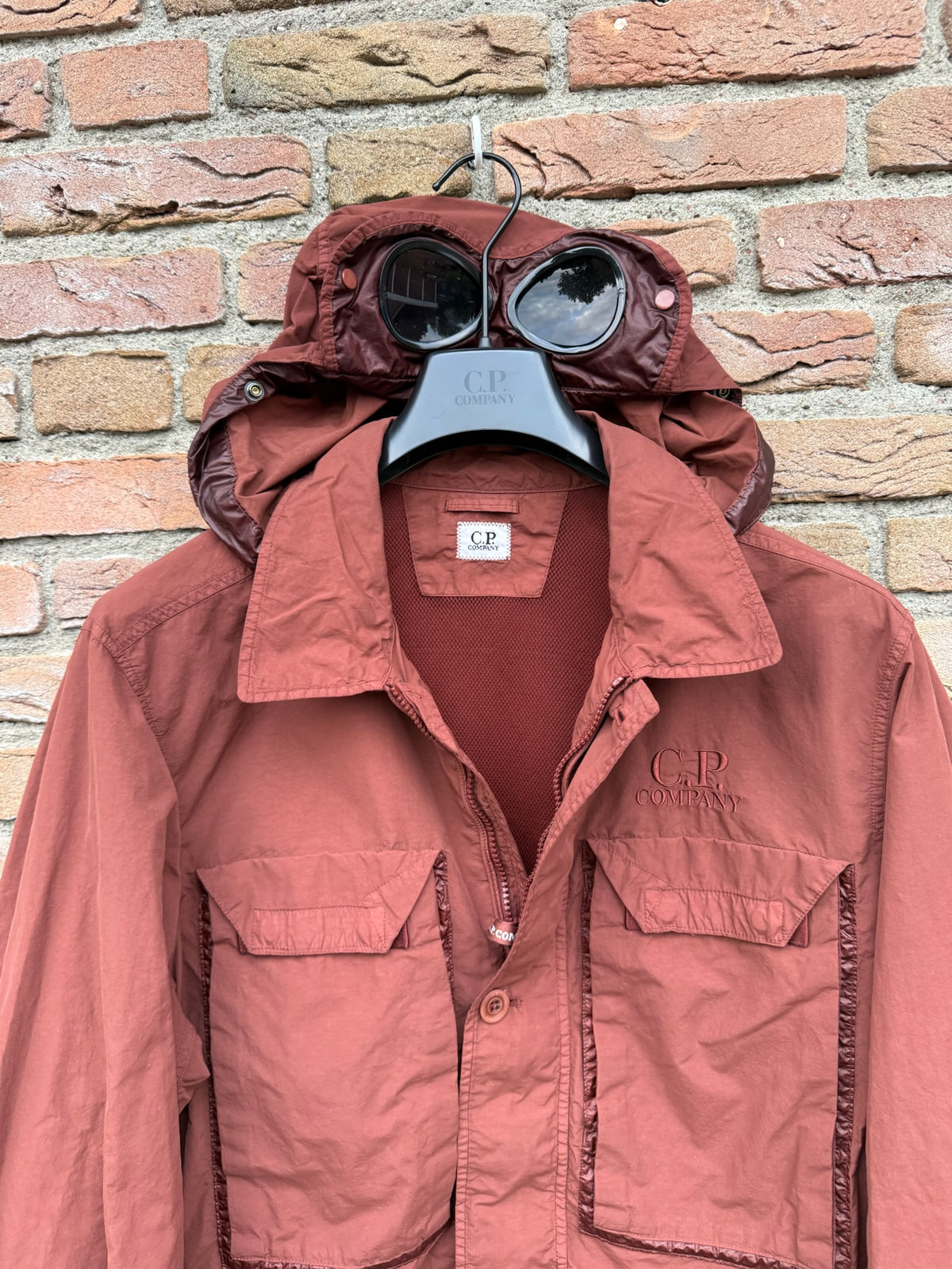 C.P. Company Flatt Nylon Goggle Jacket - L