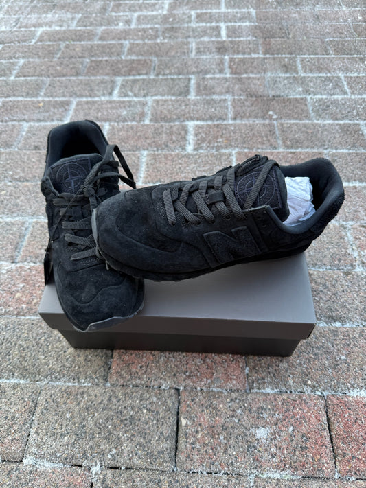 Stone Island x New Balance 574 Ghost Trainers - UK 8.5