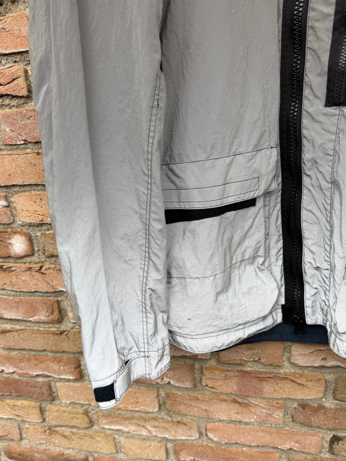 Stone Island Garment Dyed Plated Reflective with Mussola Gommata Jacket - XXL