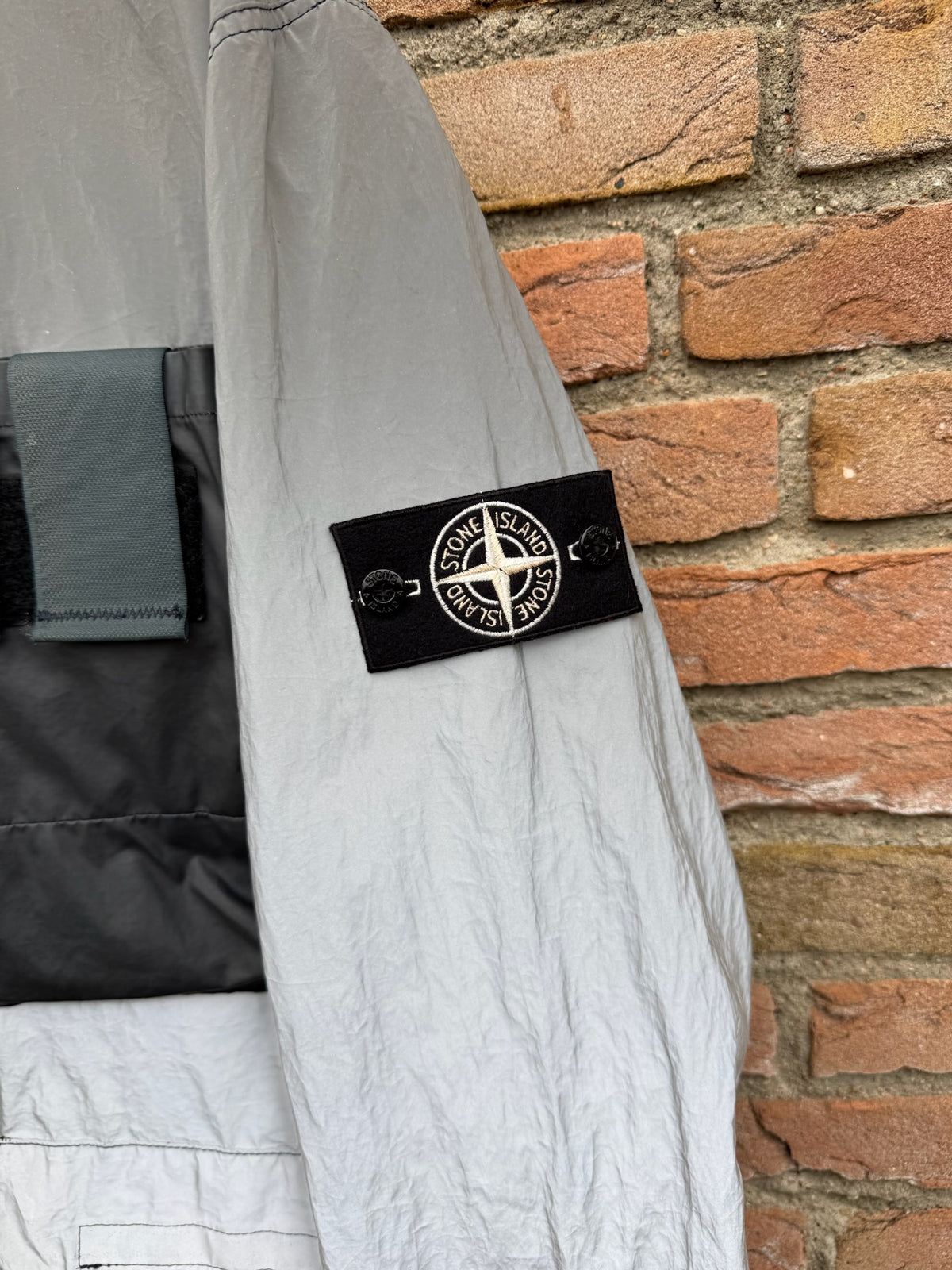 Stone Island Garment Dyed Plated Reflective with Mussola Gommata Jacket - XXL
