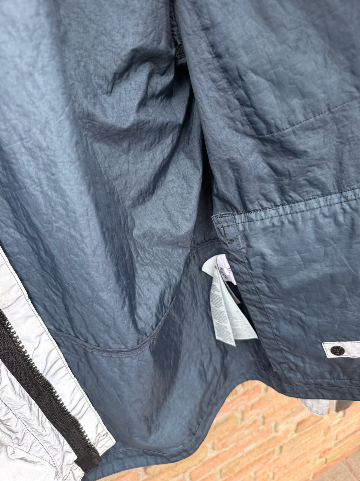 Stone Island Garment Dyed Plated Reflective with Mussola Gommata Jacket - XXL