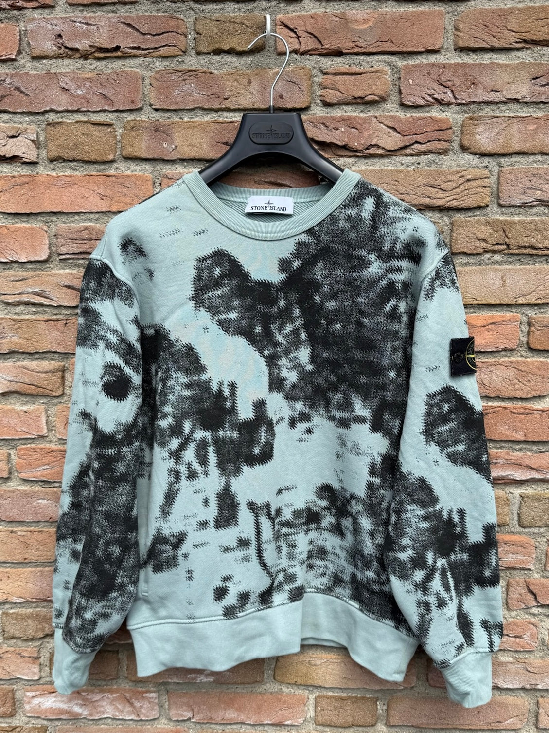 Stone Island Earth Mapping Camo Sweatshirt - S