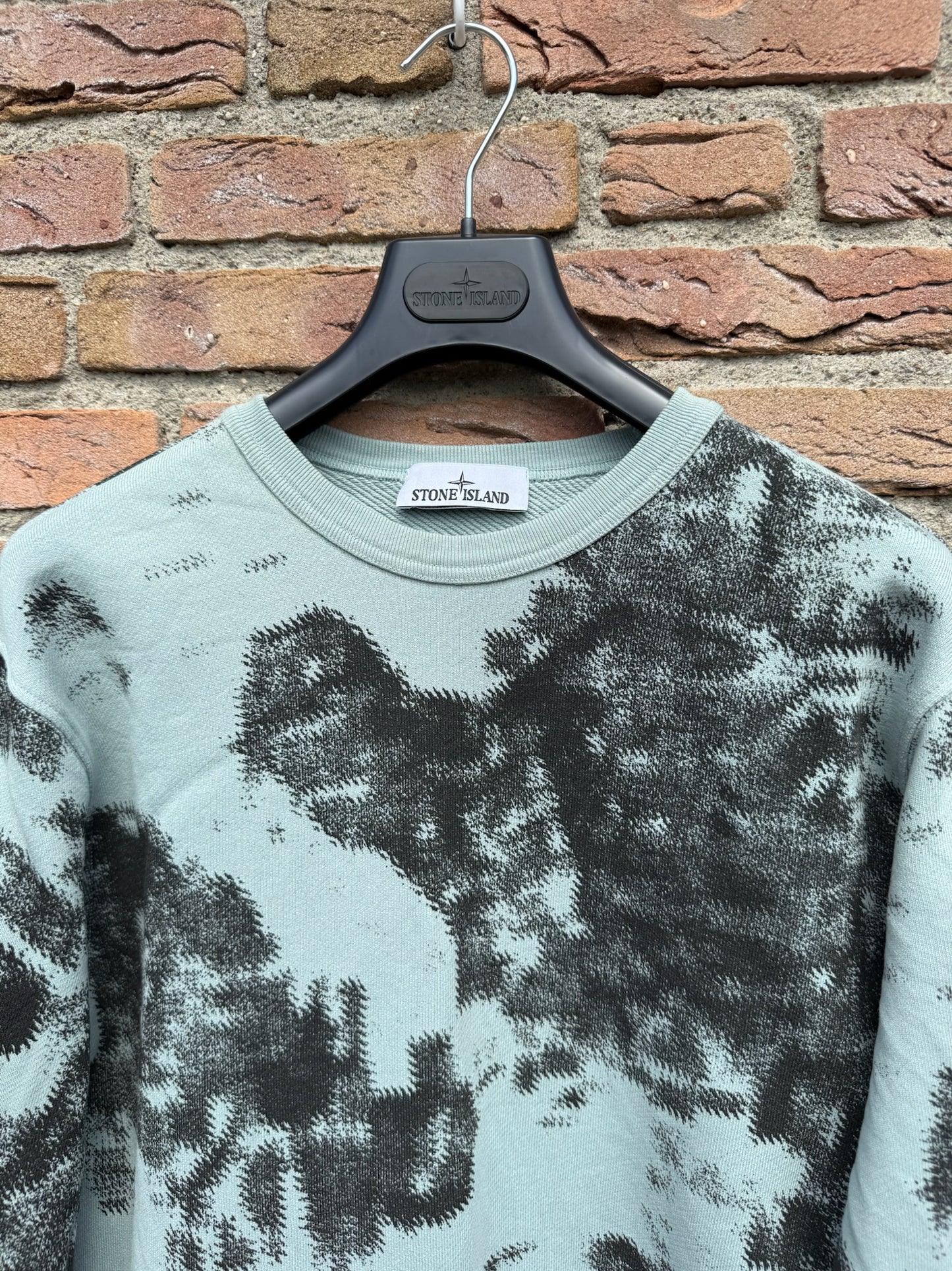 Stone Island Earth Mapping Camo Sweatshirt - S