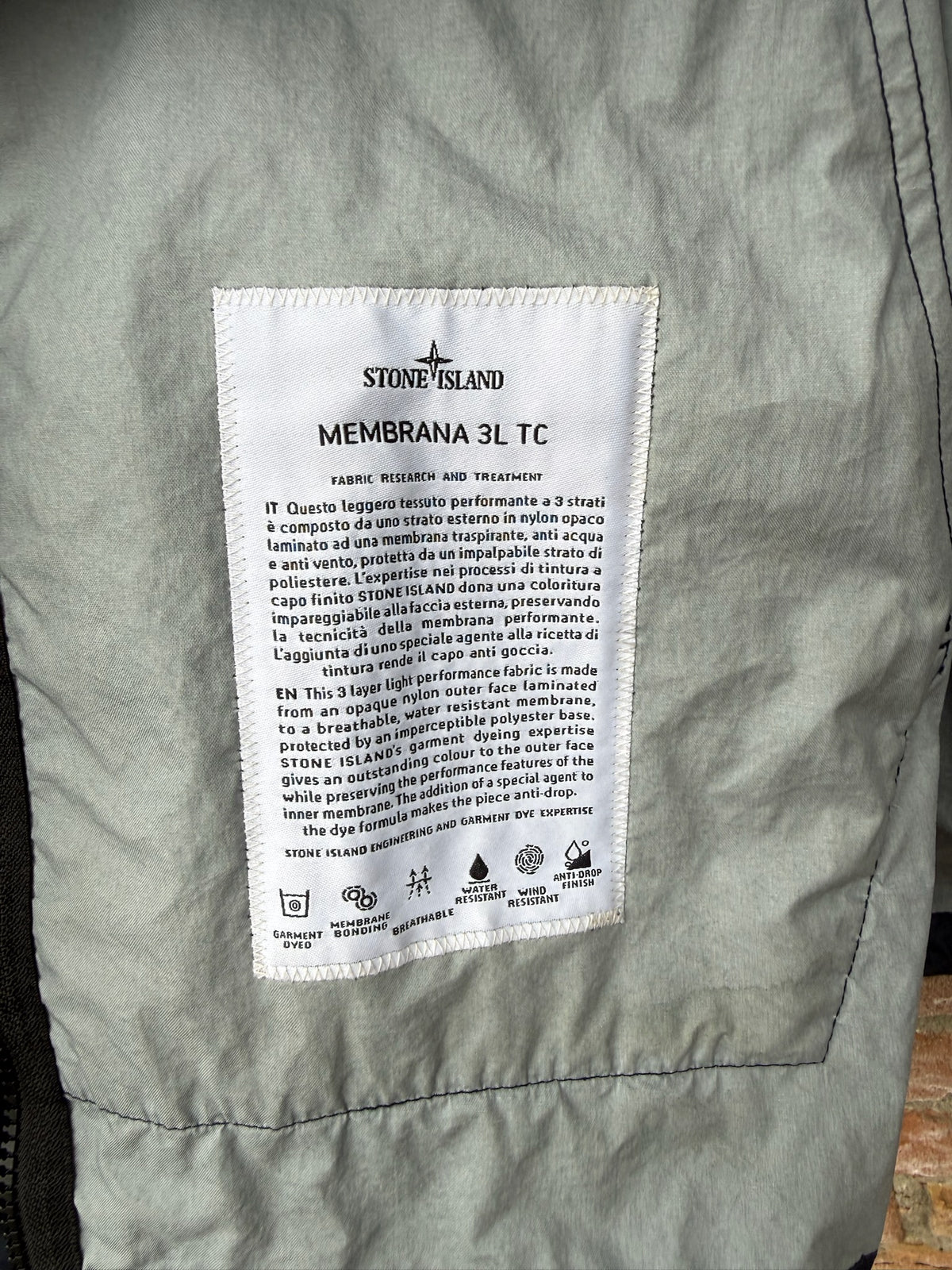 Stone Island Membrana 3L TC Jacket - M