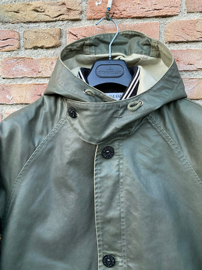 Stone Island Waxed Ice Jacke - L