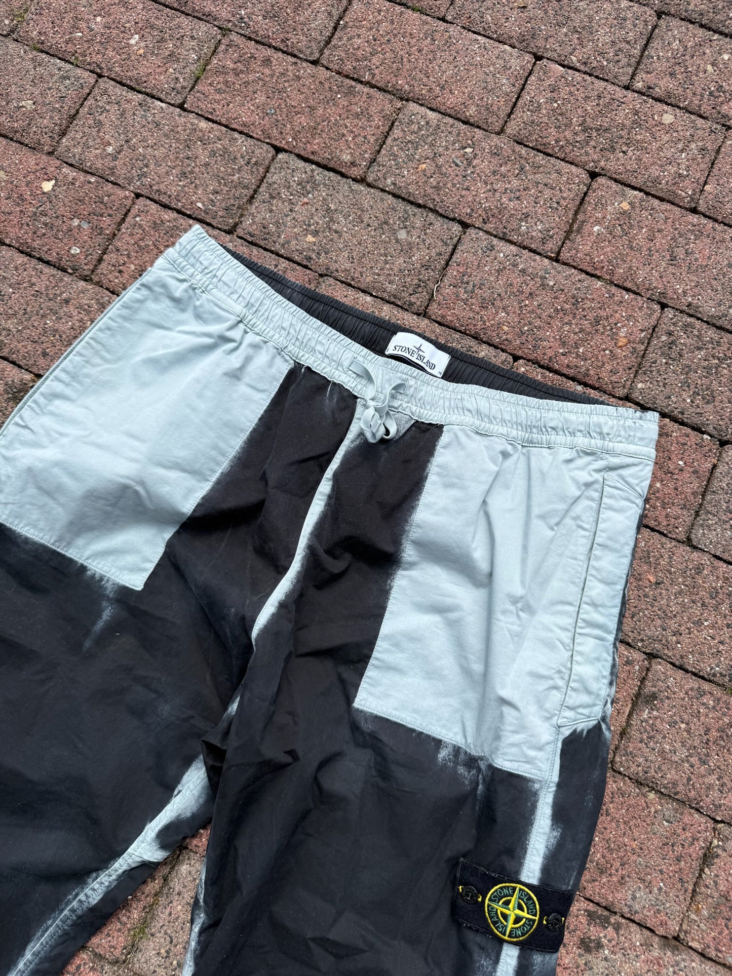 Stone Island Hand Sprayed Trousers - W38