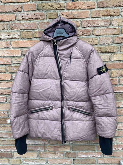 Stone Island Lino Resinato Daunenjacke - L