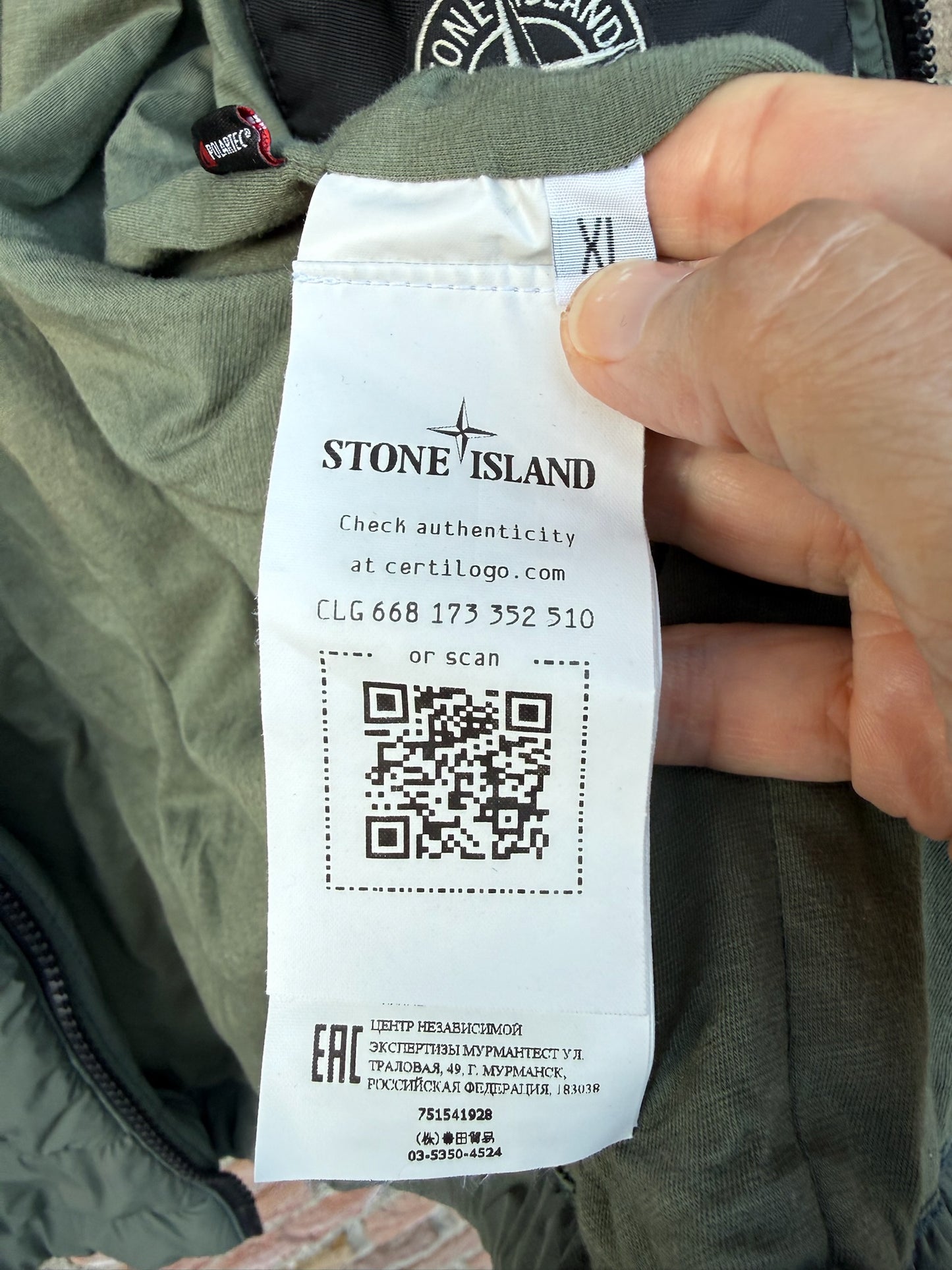 Stone Island Comfort Tech Composite Polartec Jacket - XL