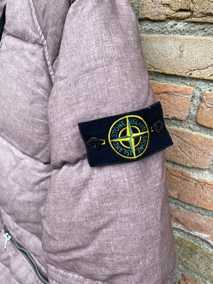 Stone Island Lino Resinato Daunenjacke - L