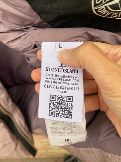 Stone Island Lino Resinato Daunenjacke - L