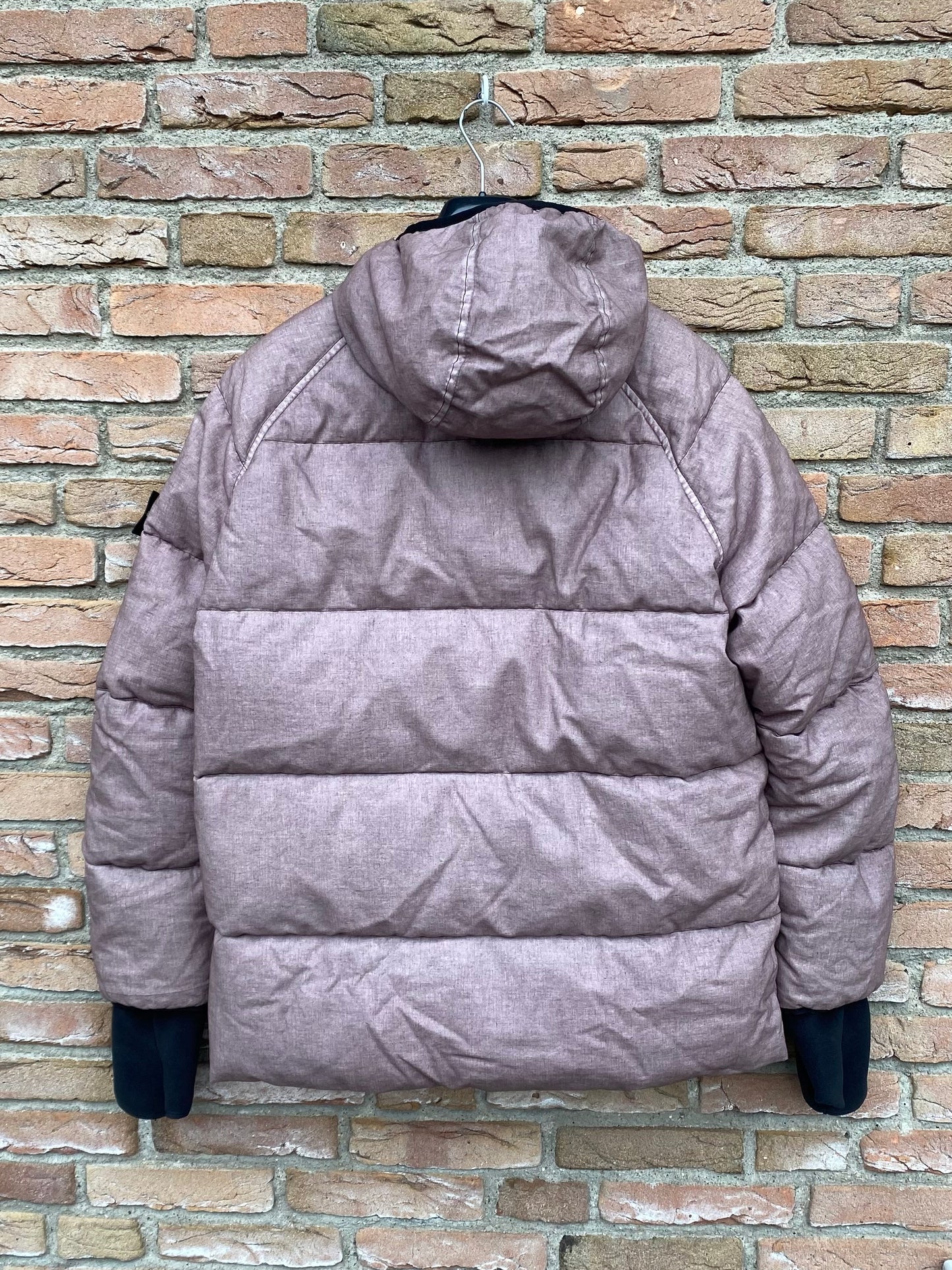 Stone Island Lino Resinato Daunenjacke - L